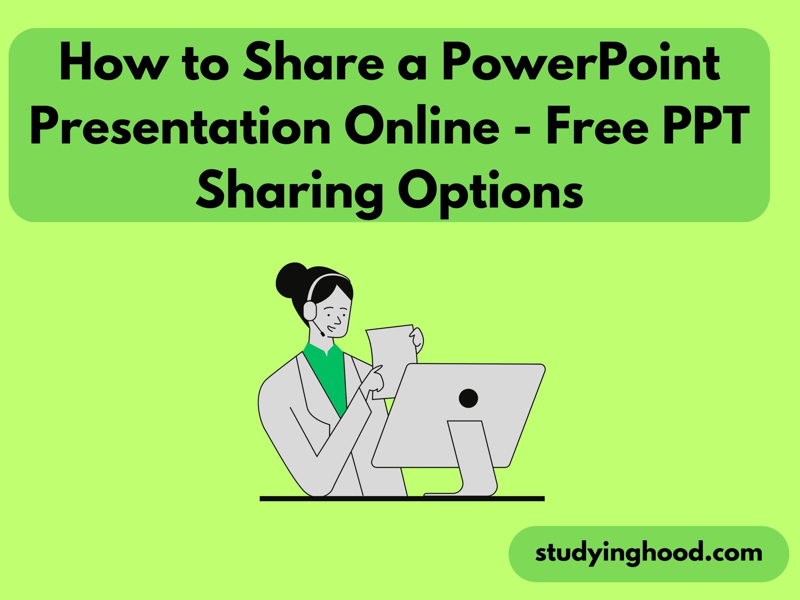 How to Share a PowerPoint Presentation Online - Free PPT Sharing Options